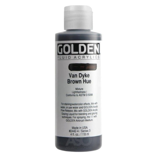GOLDEN FLUID GOLDEN Golden Fluid Hist. Van Dyke Brown Hue