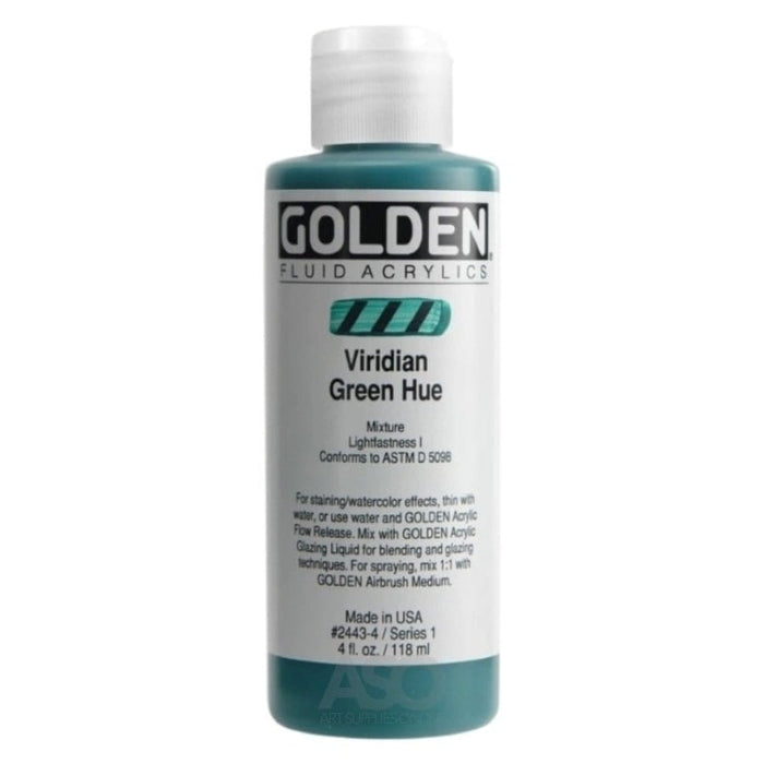 GOLDEN FLUID GOLDEN Golden Fluid Hist. Viridian Green Hue