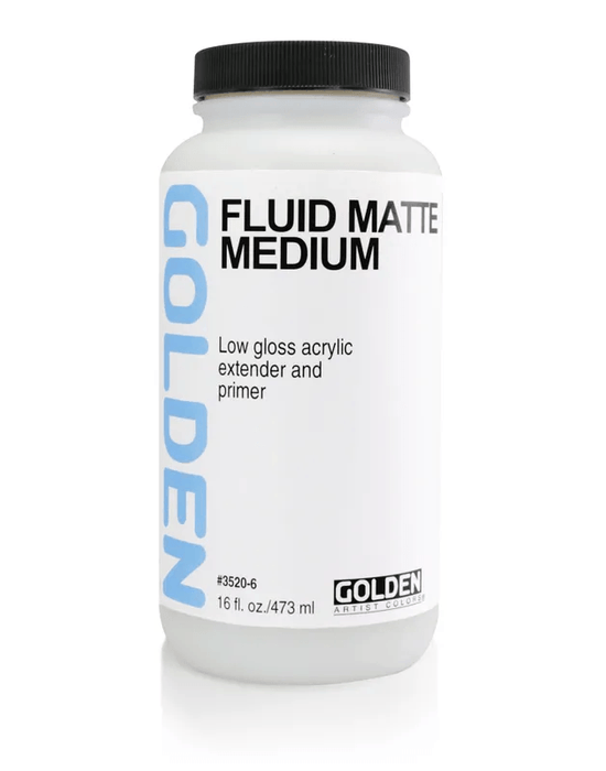 GOLDEN MEDIUMS GOLDEN 473ml Golden Fluid Matte Medium