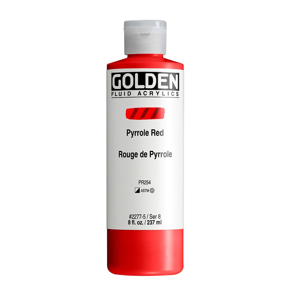 GOLDEN SoFlat Matte Acrylics – Pyrrol Red – 118,3 Ml – Deckende Profi-Acrylfarbe Mit Matter Oberfläche