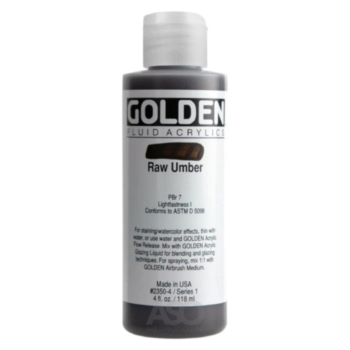 GOLDEN FLUID GOLDEN Golden FLUID Raw Umber