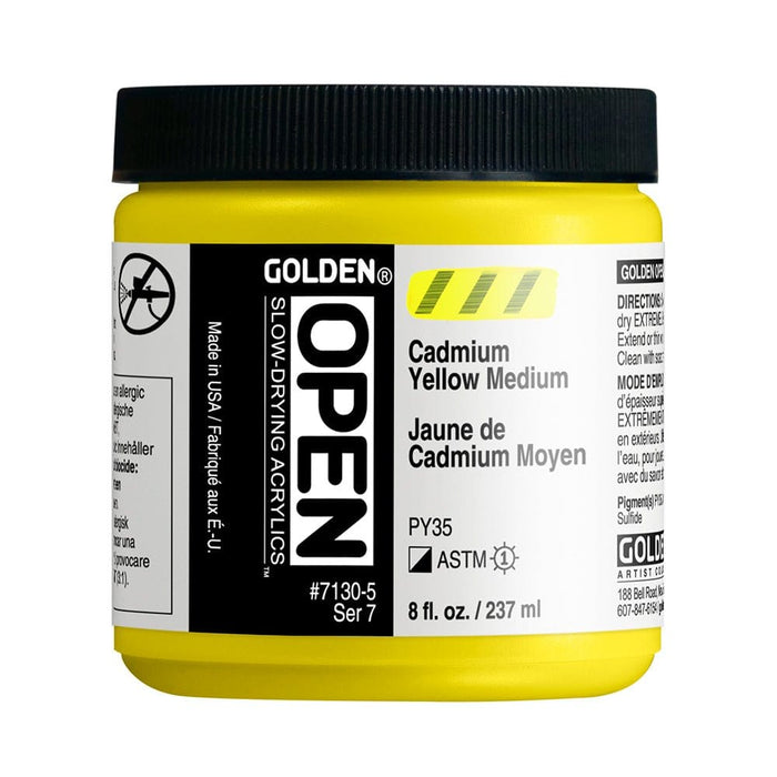 GOLDEN OPEN GOLDEN 236ml Golden OPEN C.P. Cadmium Yellow Medium