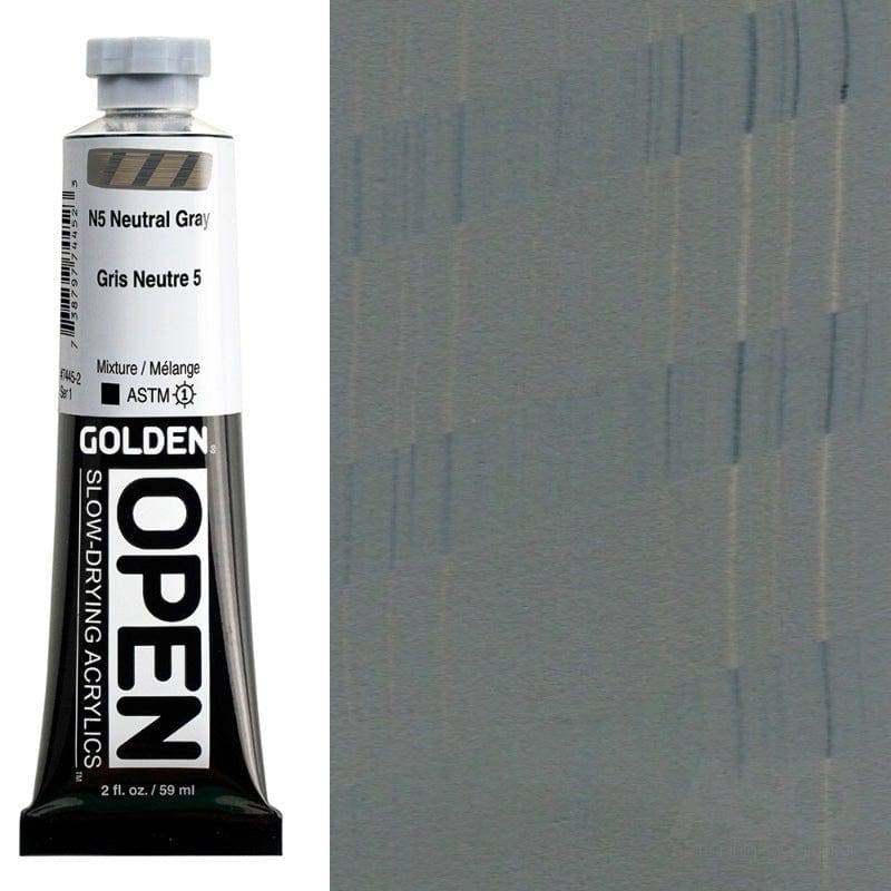 N5 Color Golden OPEN Neutral Gray N5 Acrylic Paint - Slow-Drying with ...