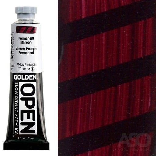 GOLDEN OPEN GOLDEN Golden OPEN Permanent Maroon