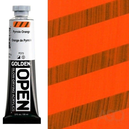 GOLDEN OPEN GOLDEN Golden OPEN Pyrrole Orange Acrylic Paint