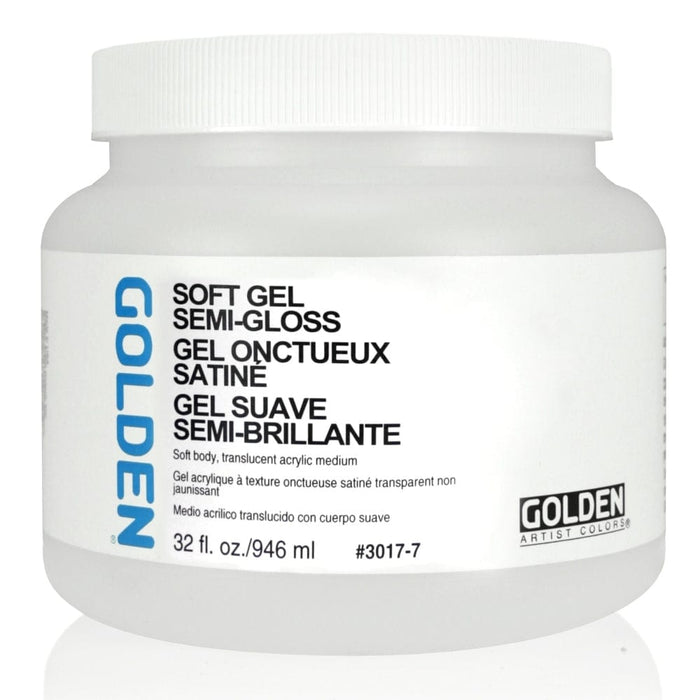 GOLDEN MEDIUMS GOLDEN 946ml Golden Soft Gel (Semi-Gloss)