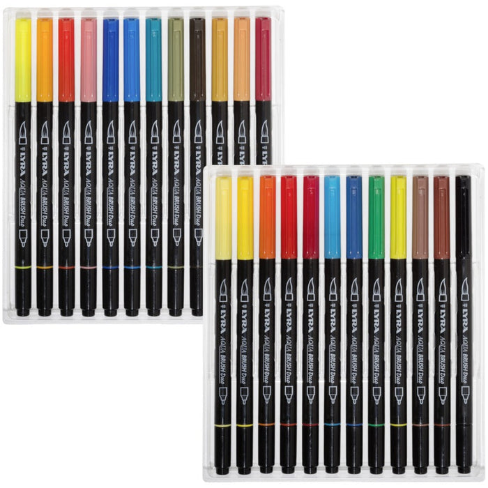 Lyra Aqua Brush Duo Art Pens Box 24 pcs