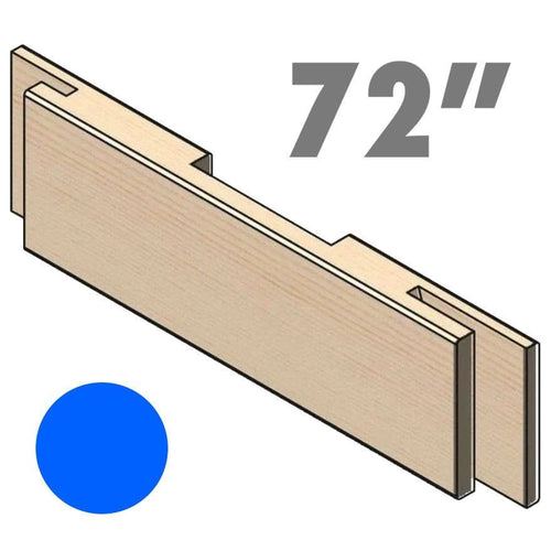 Cross / Blue / 72'' (1829mm)