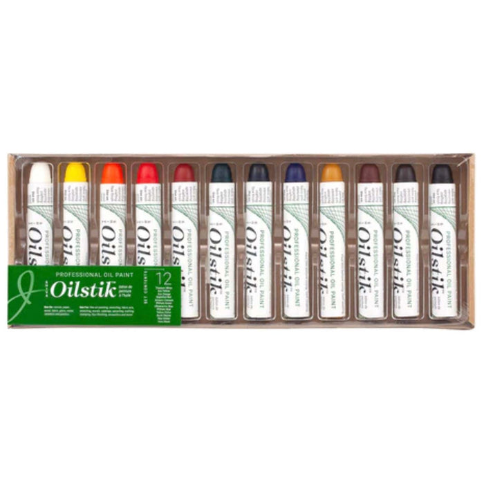 JACK RICHESON JACK RICHESON Jack Richeson 121502 Shiva Oil Paintstik, Professional Colours, Set of 12