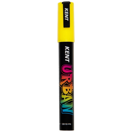 NEW NEW Kent Urban Paint Marker 6mm Nib Fluro Yellow