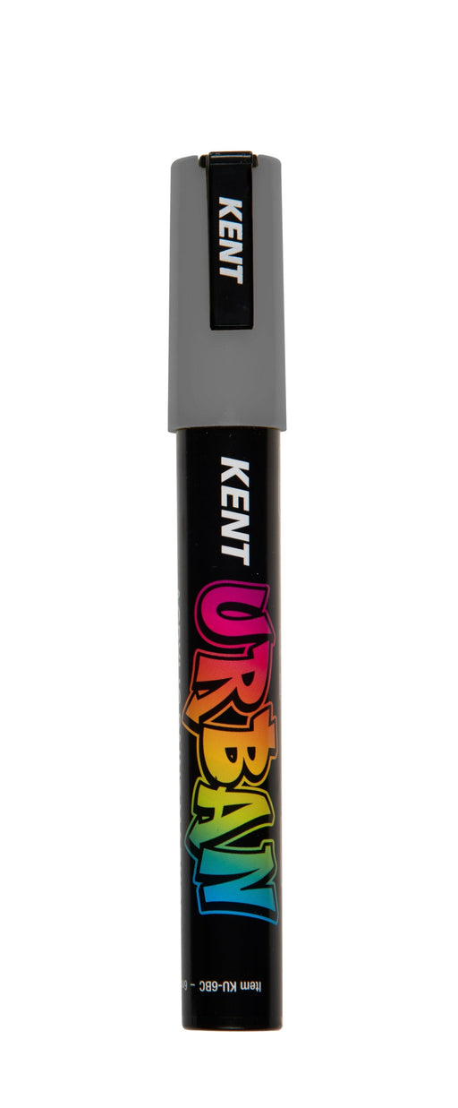 NEW NEW Kent Urban Paint Marker 6mm Nib Metallic Silver