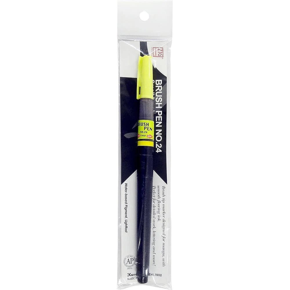 Kuretake ZIG CARTOONIST MANGAKA Black 5-Pen Set - For Manga, Art, Illustration & Lettering (Made In Japan)