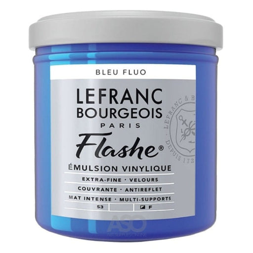 LEFRANC & BOURGEOIS LEFRANC & BOURGEOIS L&B Flashe Vinyl Colour 125ml - Fluorescent Blue