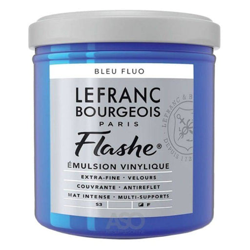 LEFRANC & BOURGEOIS LEFRANC & BOURGEOIS L&B Flashe Vinyl Colour 125ml - Fluorescent Blue