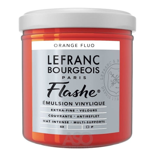 LEFRANC & BOURGEOIS LEFRANC & BOURGEOIS L&B Flashe Vinyl Colour 125ml - Fluorescent Orange