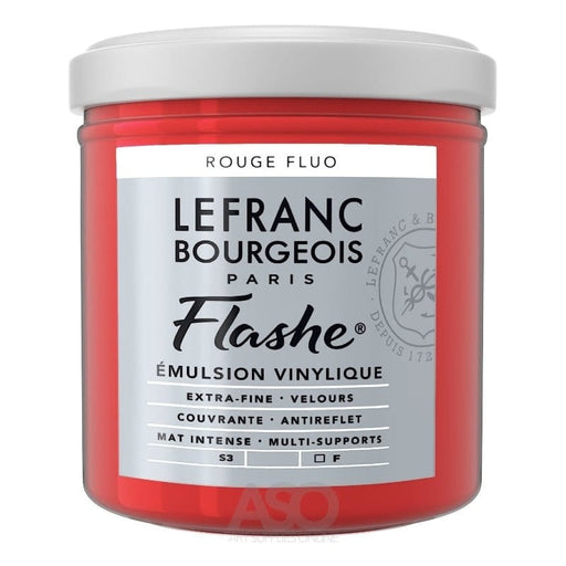 LEFRANC & BOURGEOIS LEFRANC & BOURGEOIS L&B Flashe Vinyl Colour 125ml - Fluorescent Red