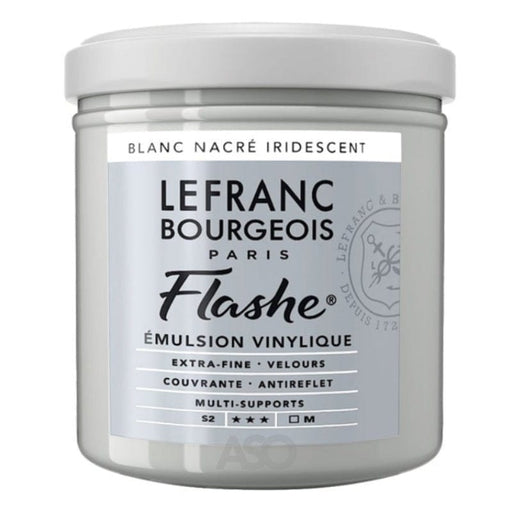 LEFRANC & BOURGEOIS LEFRANC & BOURGEOIS L&B Flashe Vinyl Colour 125ml - Iridescent Pearl White