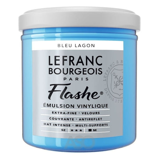 LEFRANC & BOURGEOIS LEFRANC & BOURGEOIS L&B Flashe Vinyl Colour 125ml - Lagoon Blue