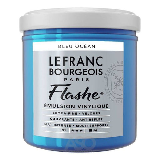 LEFRANC & BOURGEOIS LEFRANC & BOURGEOIS L&B Flashe Vinyl Colour 125ml - Primary Blue / Ocean Blue