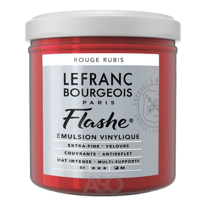 LEFRANC & BOURGEOIS LEFRANC & BOURGEOIS L&B Flashe Vinyl Colour 125ml - Ruby Red