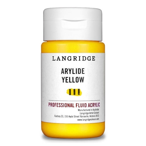 LANGRIDGE ACRYLICS LANGRIDGE 125ml Langridge Arylide Yellow Fluid Acrylic