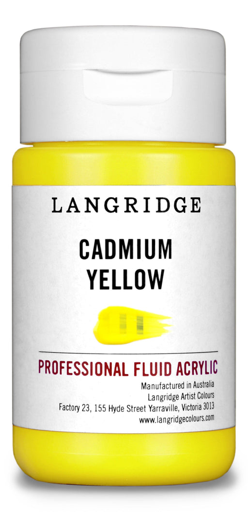 LANGRIDGE FLUID ACRYLIC LANGRIDGE 125ml Langridge Cadmium Yellow Fluid Acrylic