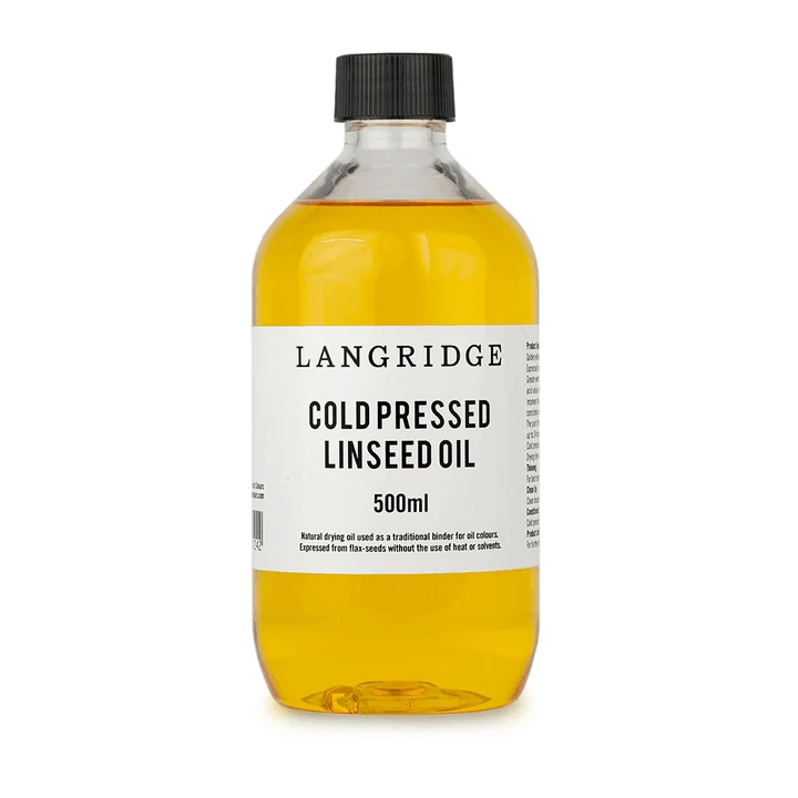 Buy Langridge Cold Pressed Linseed Oil - Art Binder and Medium — The ...