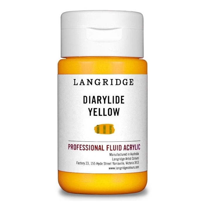 LANGRIDGE ACRYLICS LANGRIDGE 125ml Langridge Diarylide Yellow Fluid Acrylic