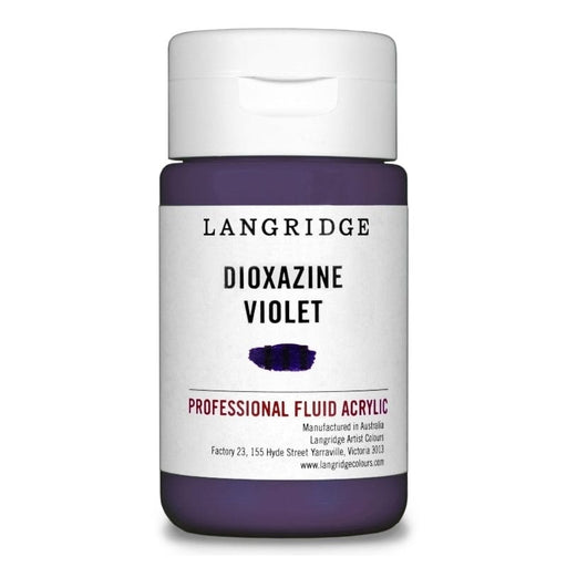 LANGRIDGE ACRYLICS LANGRIDGE 125ml Langridge Dioxazine Violet Fluid Acrylic