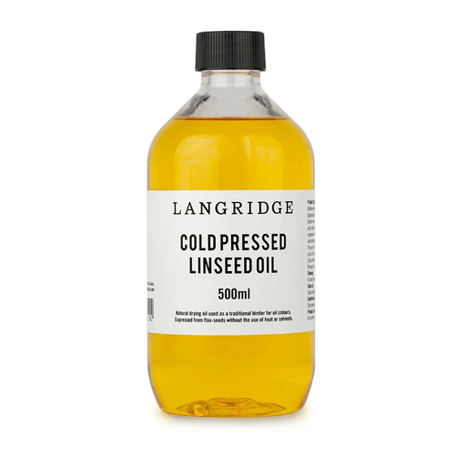 Langridge Cold Pressed Linseed Oil - The Sydney Art Store