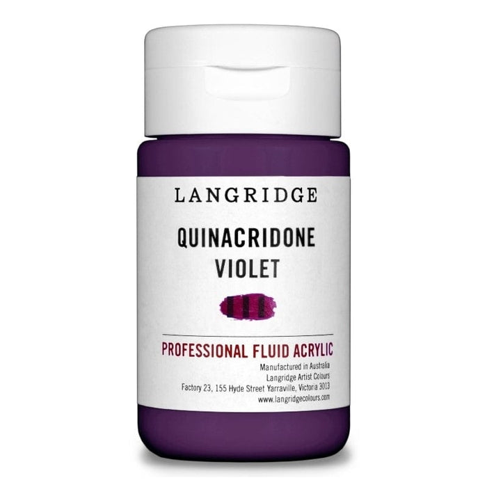 LANGRIDGE ACRYLICS LANGRIDGE 125ml Langridge Quinacridone Violet Fluid Acrylic