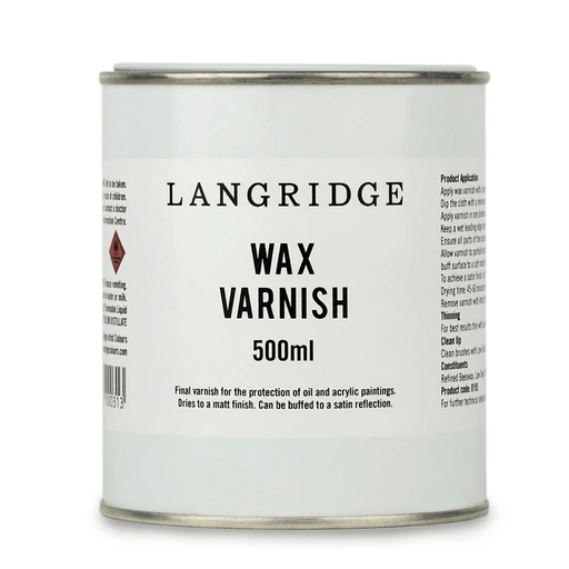 LANGRIDGE VARNISHES LANGRIDGE Langridge Wax Varnish for Oil and Acrylic Painting