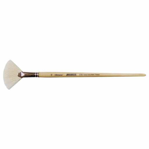 LEONARD LEONARD Leonard 276EV High-Quality White Bristle Fan Brush