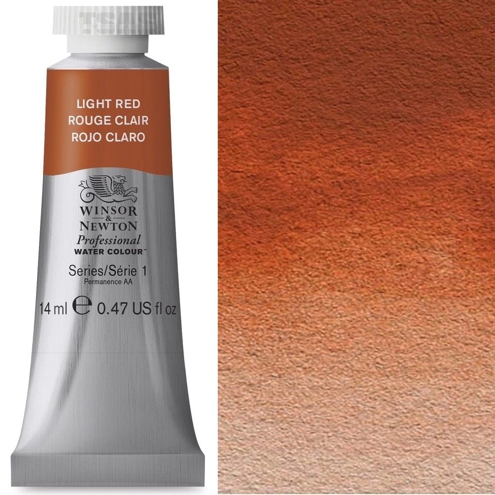 Light Red 14ml Winsor & Newton Watercolour — The Sydney Art Store