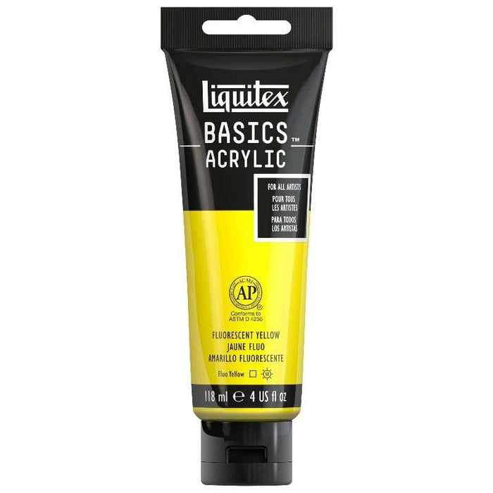 LIQUITEX BASICS LIQUITEX Liquitex Basics Fluro Yellow 118ml