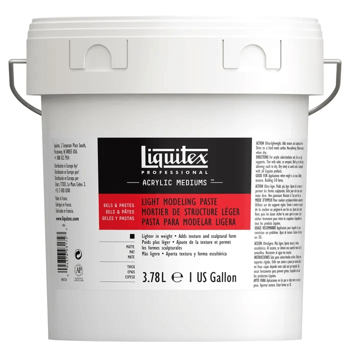 LIQUITEX MEDIUMS LIQUITEX 3.78 Litre Liquitex Light Modeling Paste