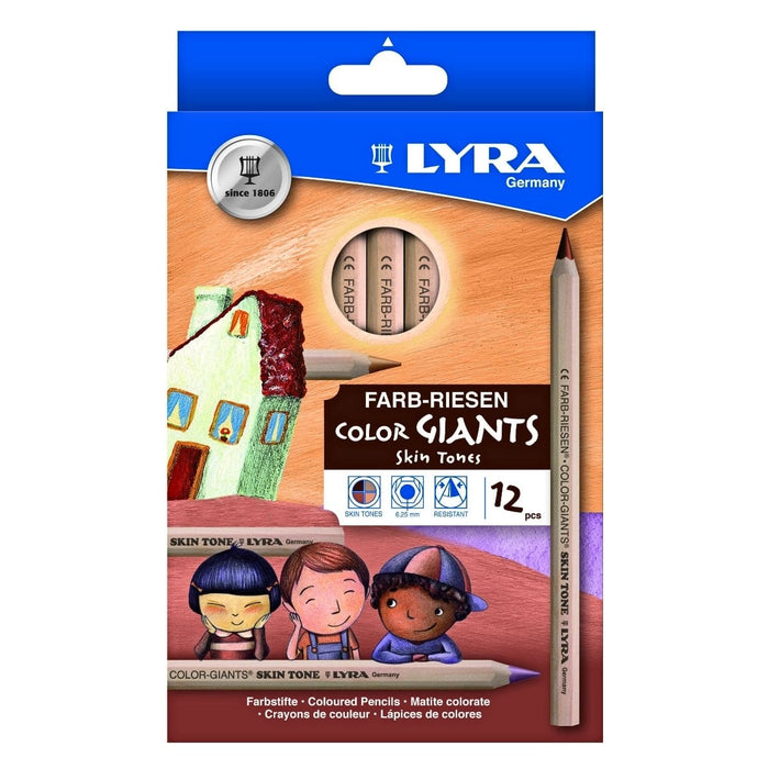 LYRA LYRA Lyra Color-Giants Skin Tones Hangable Box 12 pcs Lyra Color Giants Sets