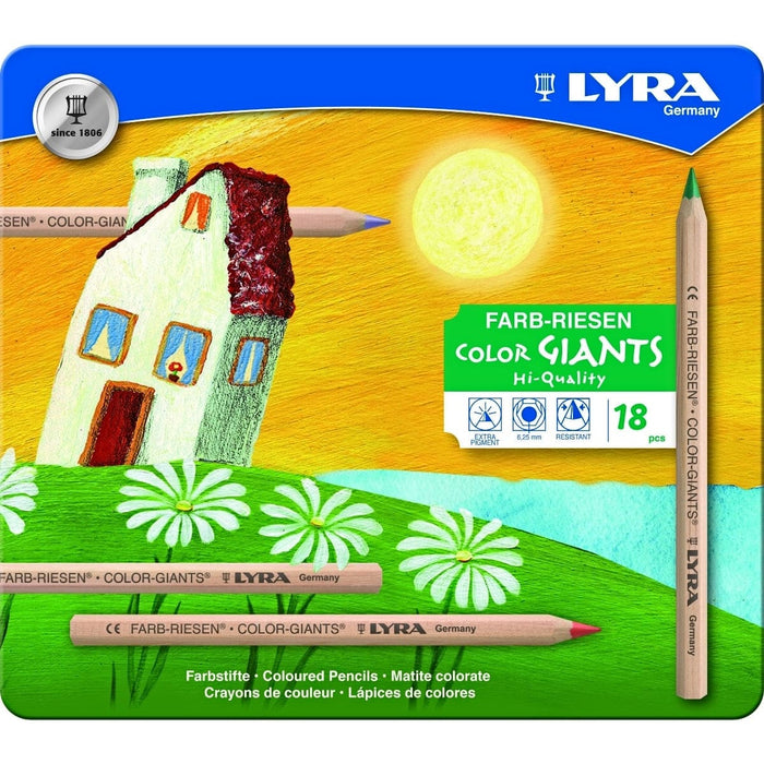 LYRA LYRA Lyra Color-Giants Unlacquered Metal Box 18 pcs Lyra Color Giants Sets