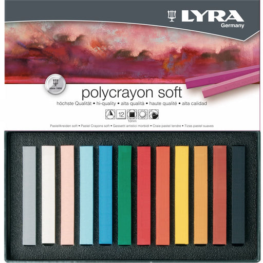 LYRA LYRA Lyra Polycrayons Soft cardboard Box 12 pcs Lyra Polycrayons