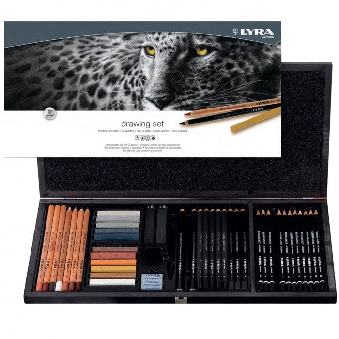 LYRA Lyra Rembrandt Drawing Set 47 pcs in Wooden Box