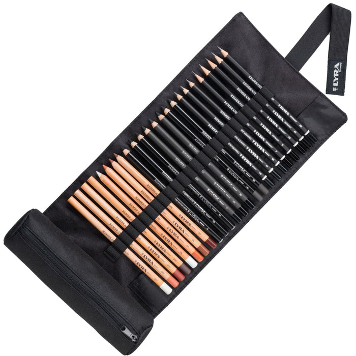LYRA LYRA Lyra Rembrandt Sketching Set 24 pcs in Nylon Roll Lyra Rembrandt Sketching Sets