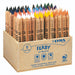 LYRA LYRA Lyra Ferby Unlacquered Display 96 pcs, 12 Assorted Colours Lyra Super Ferby Sets