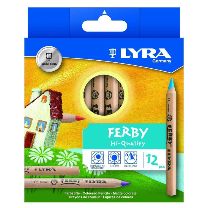 LYRA LYRA Lyra Ferby Unlacquered Hangable Cardboard Box 12 pcs Lyra Super Ferby Sets