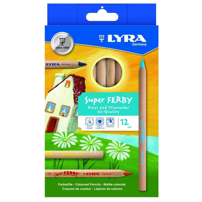 LYRA LYRA Lyra Super Ferby Unlacquered Hangable Cardboard Box 12 pcs Lyra Super Ferby Sets