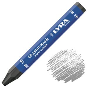 Lyra graphite crayon water-soluble SINGLE GRAPHITE STICK (2B)