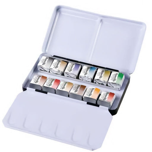 MAIMERI BLU MAIMERI BLU Maimeri Blu Half-Pan Set Black Metal Box x12