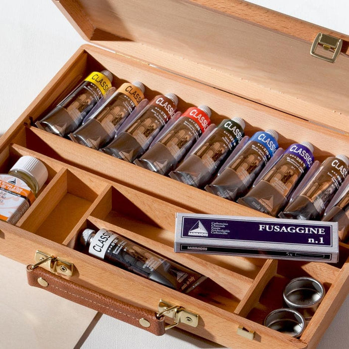 MAIMERI CLASSICO MAIMERI CLASSICO Maimeri Classico Wooden Studio beechwood Box 10x60ml