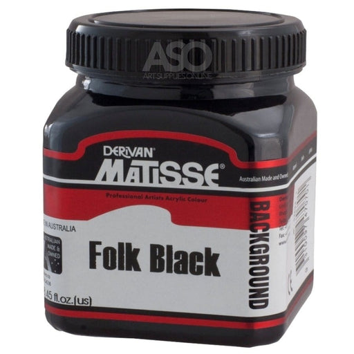 MATISSE BACKGROUND MATISSE Matisse Background Acrylics Folk Black (CARBON BLACK)
