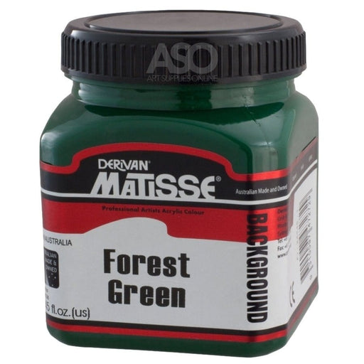 MATISSE BACKGROUND MATISSE 250ml Matisse Background Acrylics Forest Green (WOLLOMI PINE GREEN)