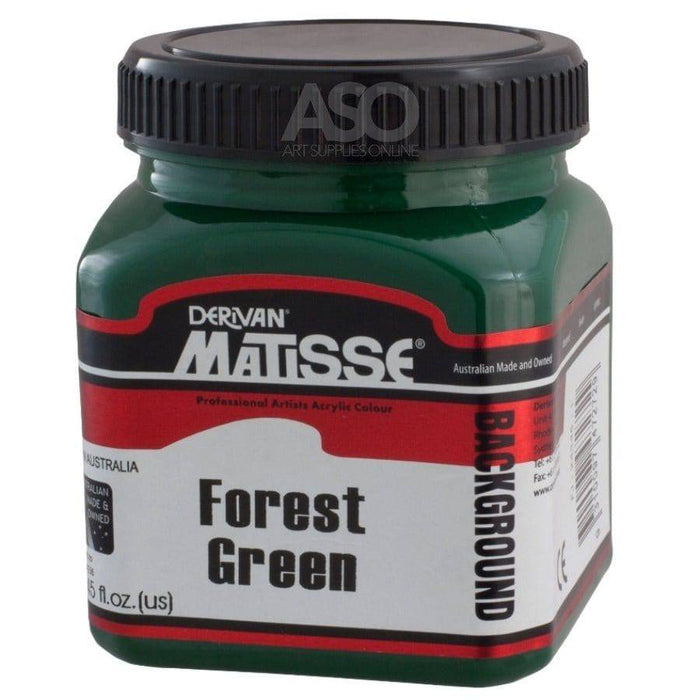 MATISSE BACKGROUND MATISSE 250ml Matisse Background Acrylics Forest Green (WOLLOMI PINE GREEN)